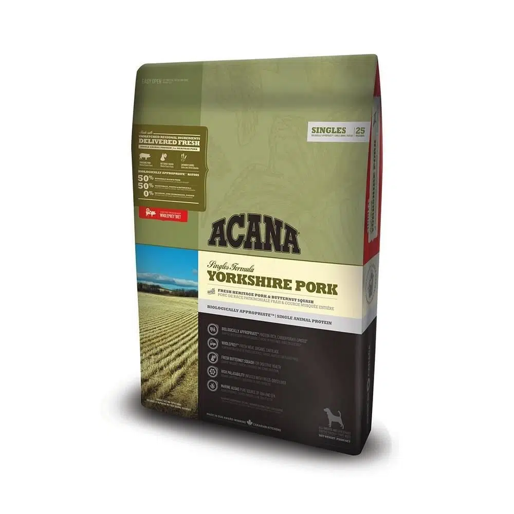 Acana Yorkshire Pork Domuz Etli ve Balkabaklı Kuru Köpek Maması 2 kg