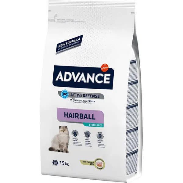 Advance Hairball Hindili Kısırlaştırılmış Kedi Maması 1.5 Kg