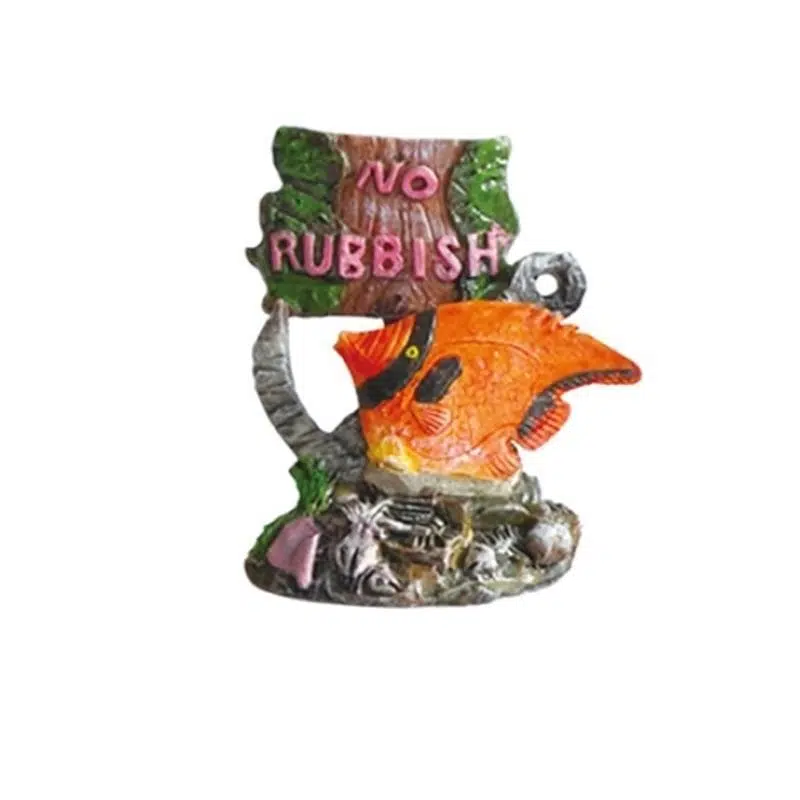 Akvaryum dekor mini çapa & balık u-189 b asd