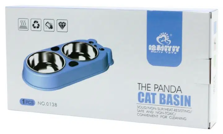 Ally Paws Panda Şekilli Melamin Çelik Mama Kabı 2'li 202394