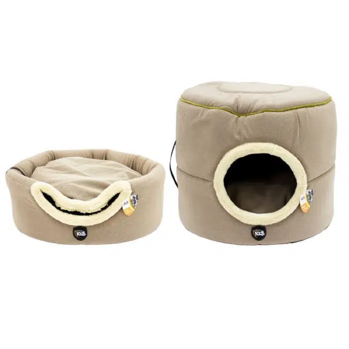 Ally Paws Yuvarlak Fonsiyonel Kapalı Kedi Köpek Yatağı 50*50 Cm 10304