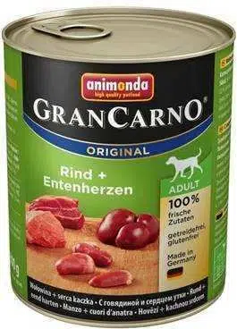 Animonda Gran Carno Sığır Eti ve Ördekli Köpek Konservesi 400 Gr