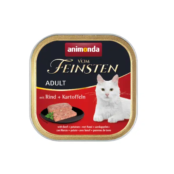 Animonda Vom Feinsten Sığır Etli ve Patatesli Yetişkin Kedi Konservesi 100gr