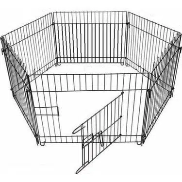 Ans Köpek Çiti 6 Parça 60*54cm No:1 Siyah