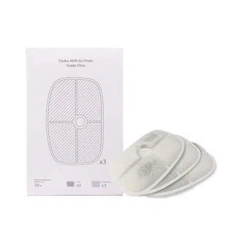 Bilicra Hydra Akıllı Su Pınarı Yedek Filtresi 3lü