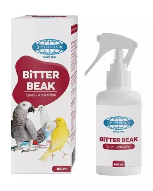 Biyoteknik Bitter Beak Kuşlar İçin Antikanibal Acı Sprey 100 Ml
