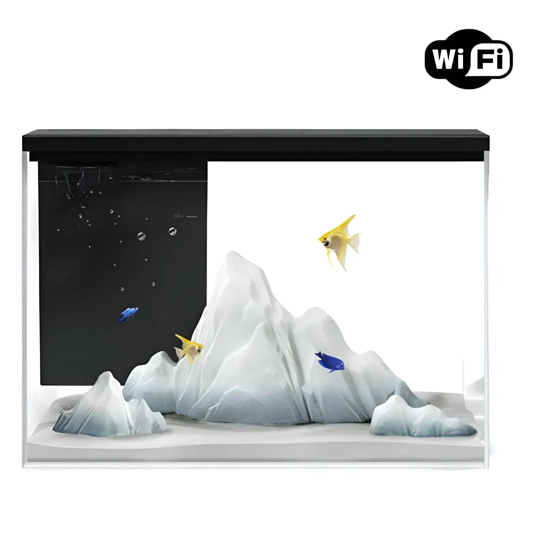 BOYU AKVARYUM GR-1S WİFİLİ SİYAH 14Lt 38*21*24Cm 9W