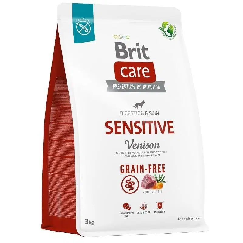 Brit Care KP Sensitive Digestion Adult Geyikli 3 Kg #Tahılsız