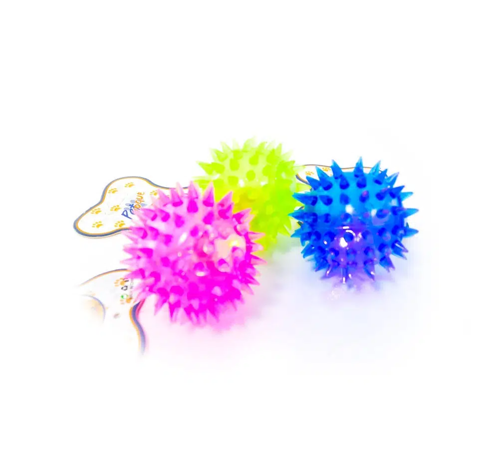 Cadopet Sesli Işıklı Tırtıklı Top 8 Cm 