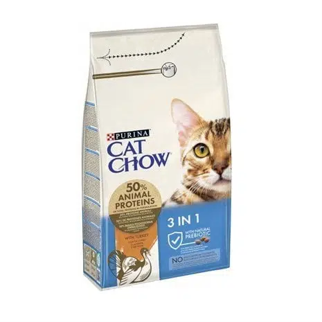 Cat Chow 3IN1 Hindili Yetişkin Kedi Maması 1,5kg