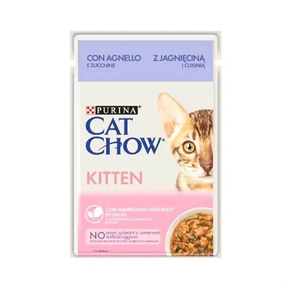 Cat Chow Kitten Kuzulu Yavru Kedi Yaş Maması 85gr