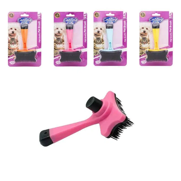 CATDOGLİFE PLASTİK UÇLU TÜY ATMALI TARAK 201008