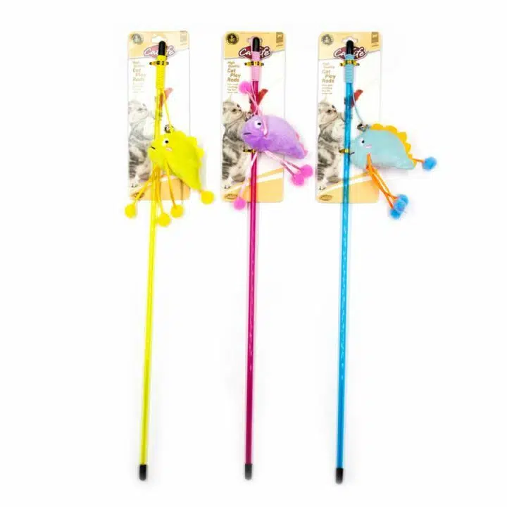 Catlife ahşap sap kumaş ponpon balık olta 203582