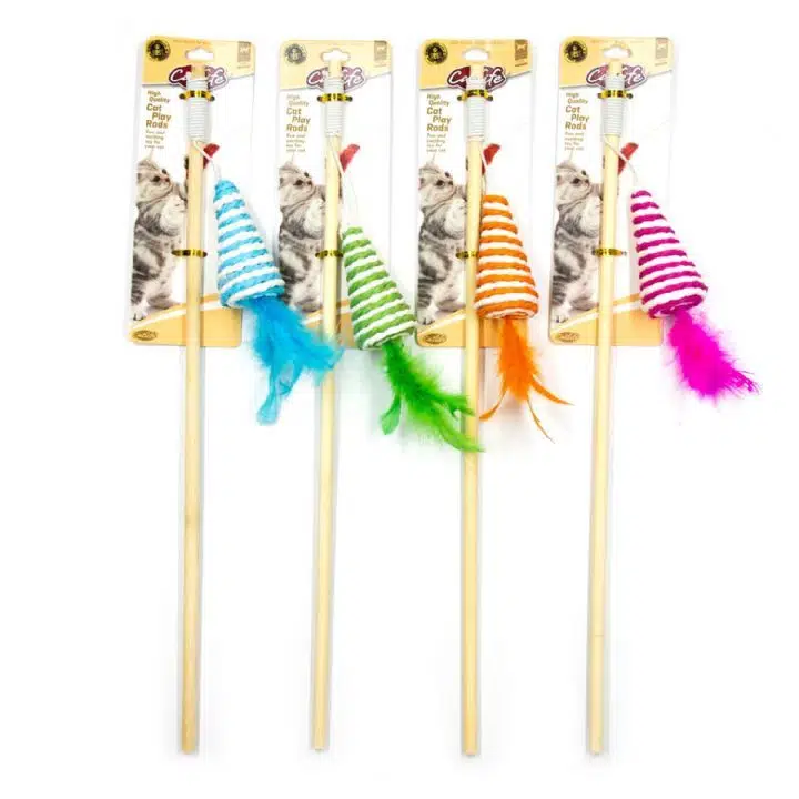 Catlife kedi oyuncak ip sargı havuç uçlu olta 203572