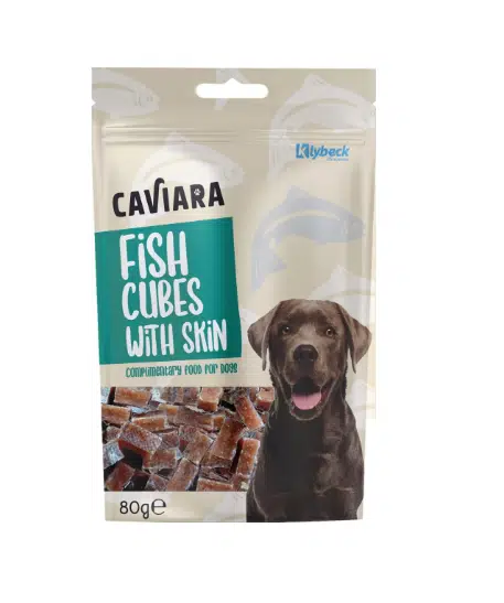 Caviara Köpek Ödülü Fish Cubes 80 GR KL-320