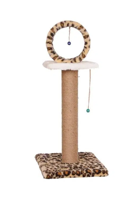 Çemberli Tablalı Kedi Tırmalama Leopar 78cm