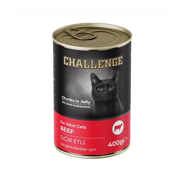 Challenge Sığır Etli Yetişkin Kedi Konservesi 400 gr