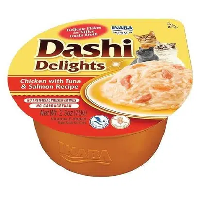 Ciao Dashi Ton Balıklı Tavuklu ve Somonlu Kedi Çorbası 70 Gr
