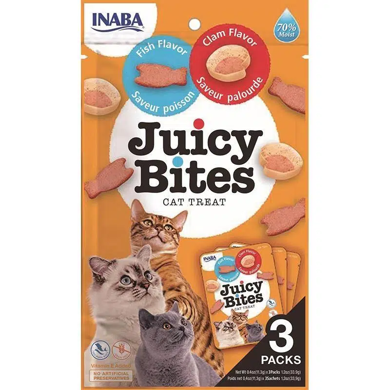 Ciao Juick Bites İstiridyeli Balıklı Kedi Ödülü 3 X 11,3 Gr