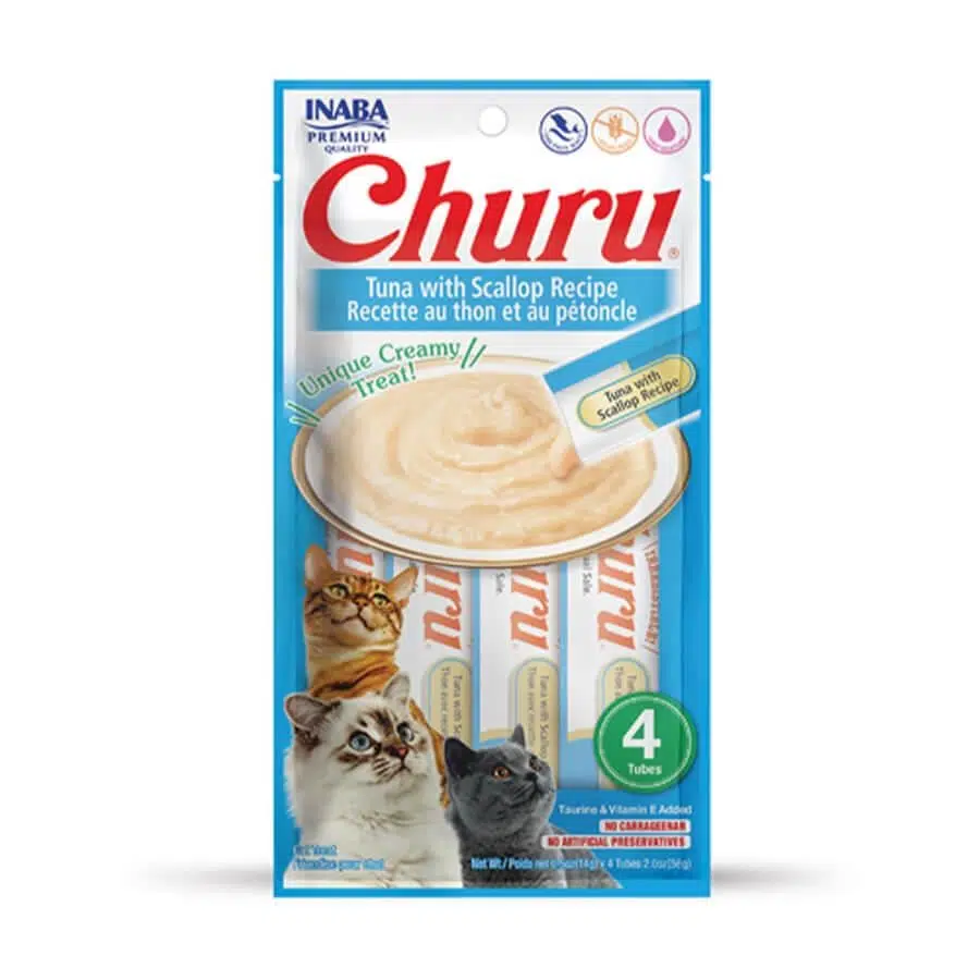 Ciao Churu Cream Deniz Taraklı Kedi Ödülü 4 X 14 Gr