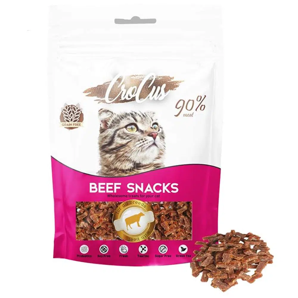 Crocus Snack Biftekli Kedi Ödülü 80 gr