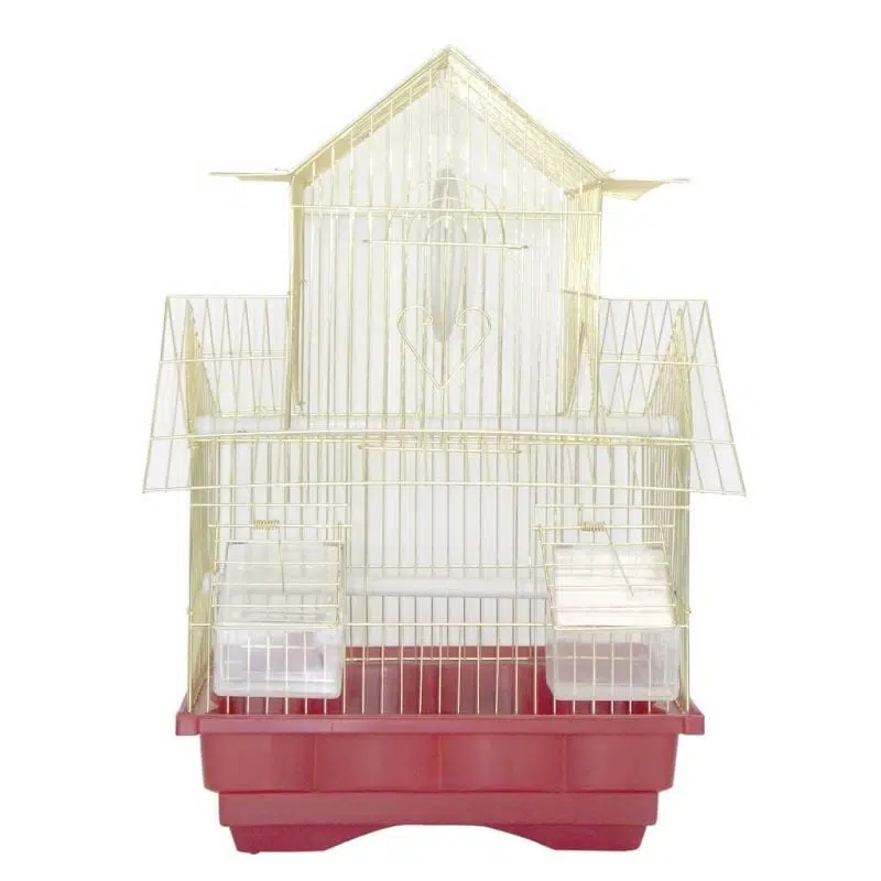 Dayang Çinevi Pirinç Kuş Kafesi 30x23x46 600-A201G