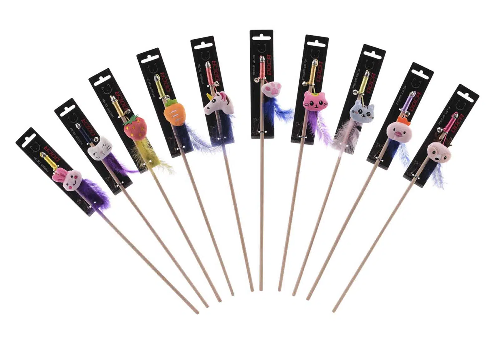 Doca Karışık Figürlü Kedi Oltası 1 adet