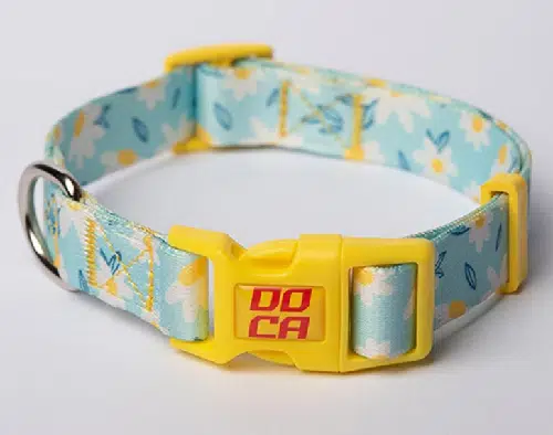 Doca Boyun Tasması Daisy Desenli M 2 cm*32-50cm 