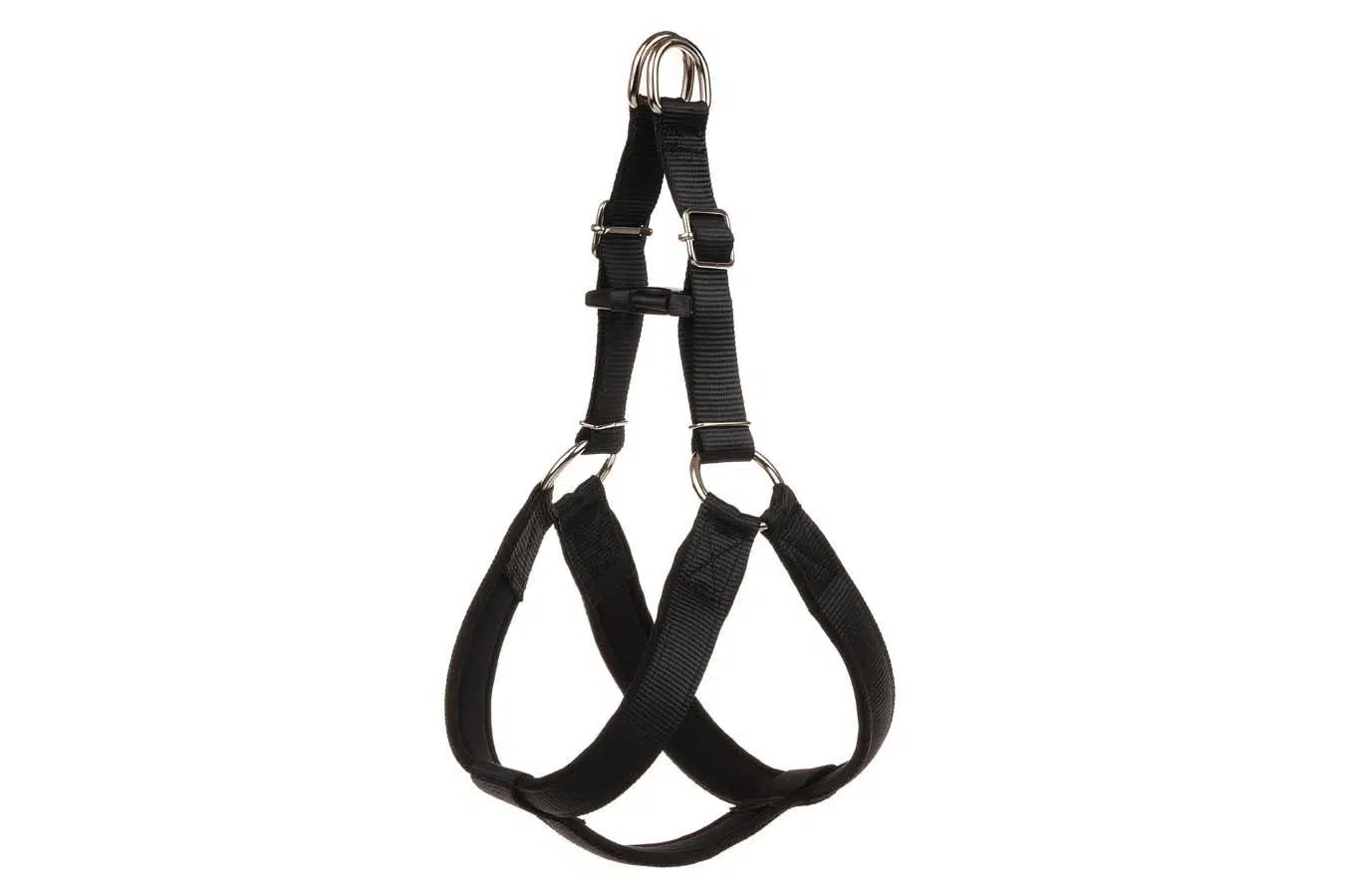 Doca Dokuma Köpek Göğüs Tasması Siyah S