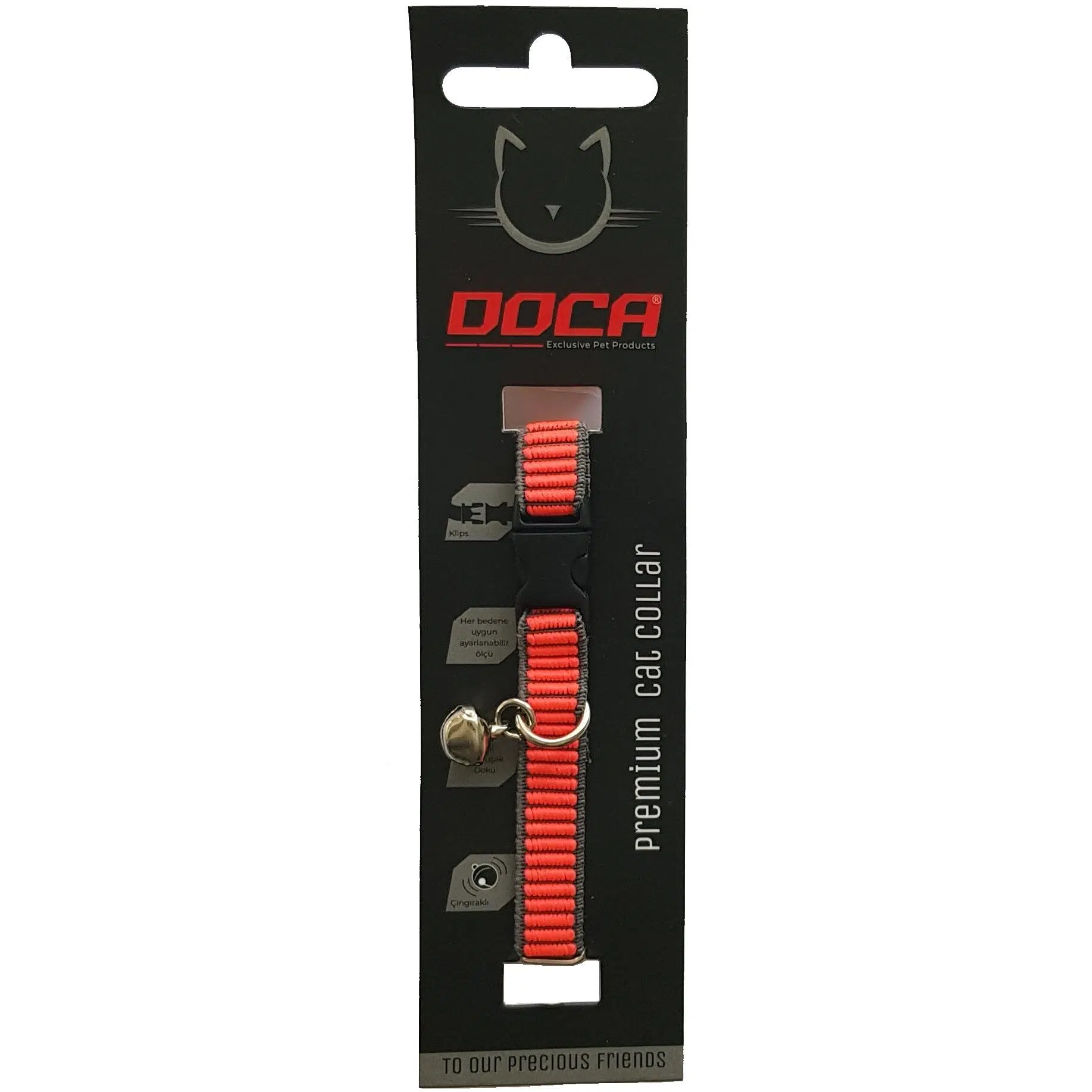 Doca KD Boyun Tasması Pembe 1.2*18--38