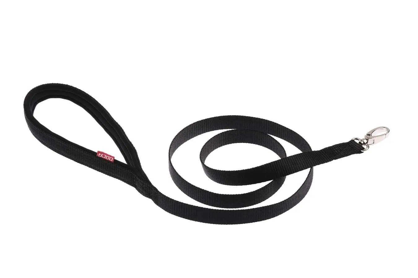 Doca Köpek Gezdirme Şerit İpi Siyah 2,5 * 120 cm