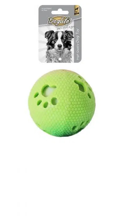 Dog life kemik desenli ışıklı top 8cm 202831