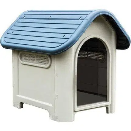Doguez Plastik Köpek Kulübesi Çatılı 60x75x66 CM