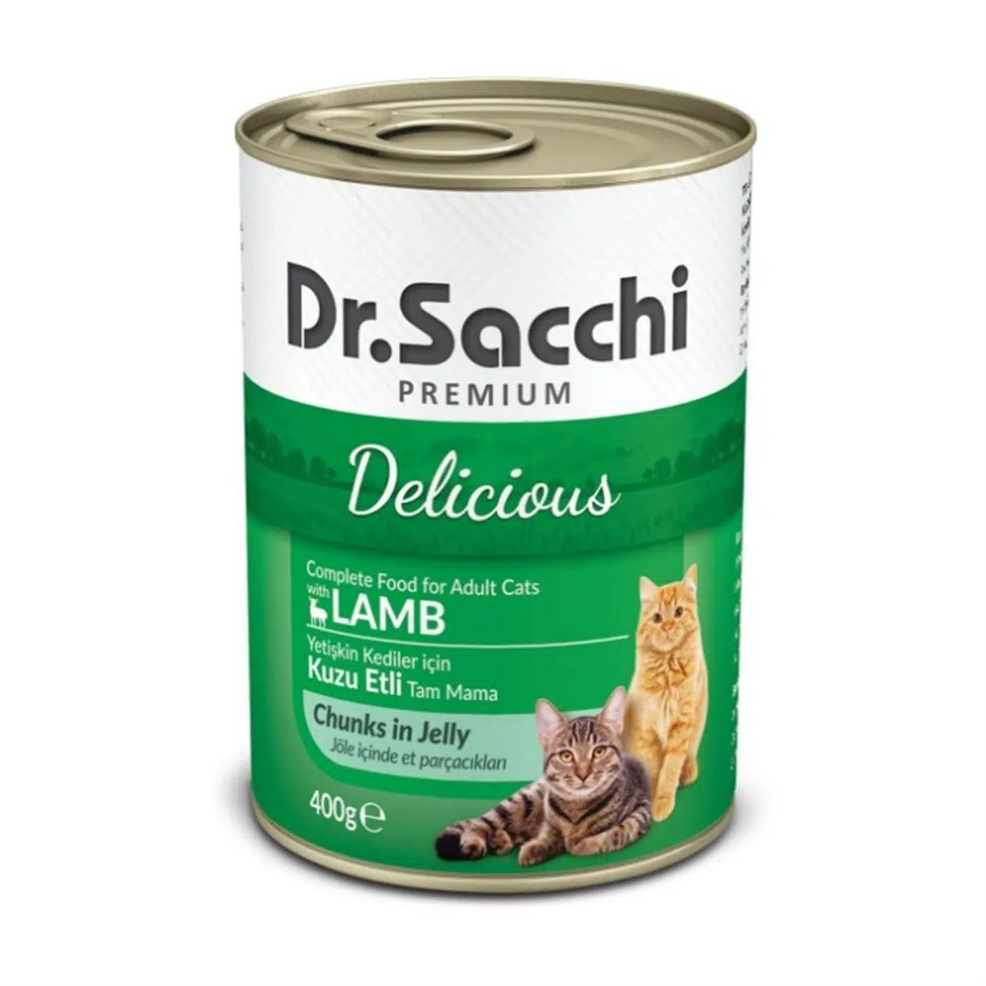 DR SACCHI KD KUZULU KEDİ KONSERVESİ 400 GR