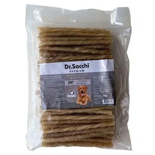 Dr Sacchi Natural Burgu Çubuk Köpek Ağız Bakım Kemiği 100 lü