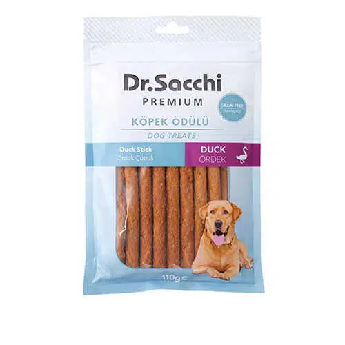 Dr.Sacchi Premium Ördekli Çubuk Tahılsız Köpek Ödülü 110 Gr