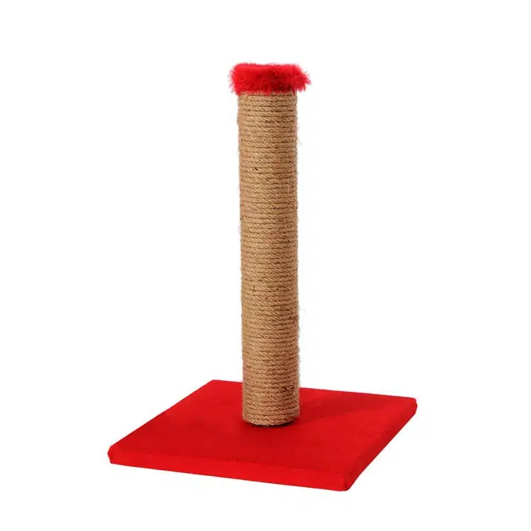 Düz Kedi Tırmalama Kırmızı 43 Cm