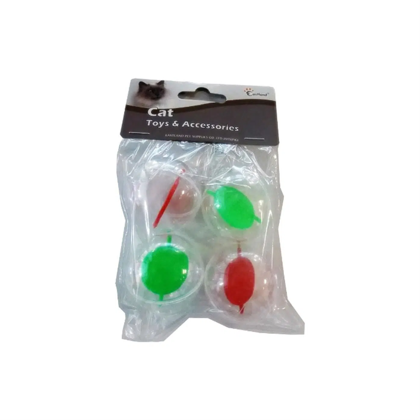 Eastland fırıldaklı şeffaf oyun topu 4 LÜ 553-123