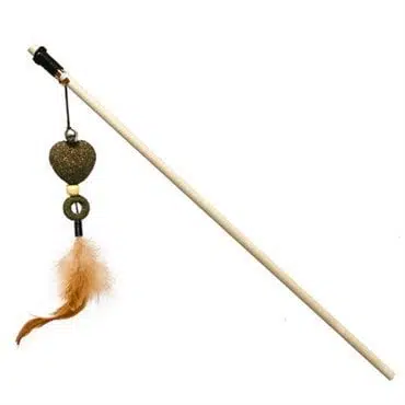 Eastland Tüylü Catnipli Kedi Oltası Kalp 40 cm