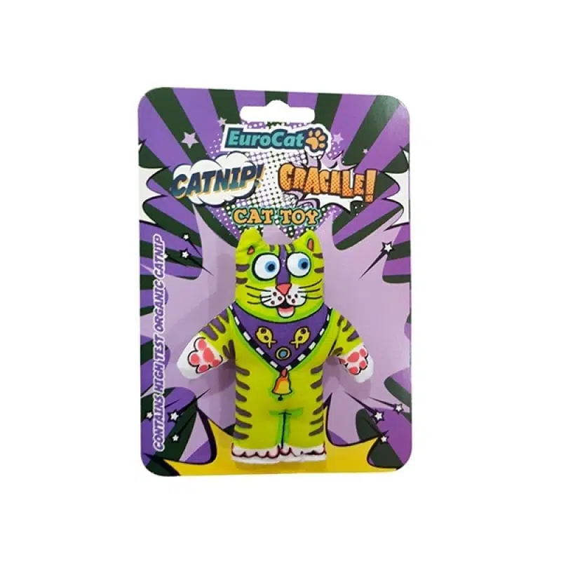 Eurocat Kedi Oyuncağı Çizgili Süper Kedi