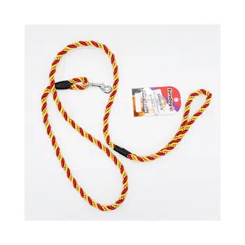 Eurodg Köpek Gezdirme İpi Sarı Kırmızı 8MMX120 cm