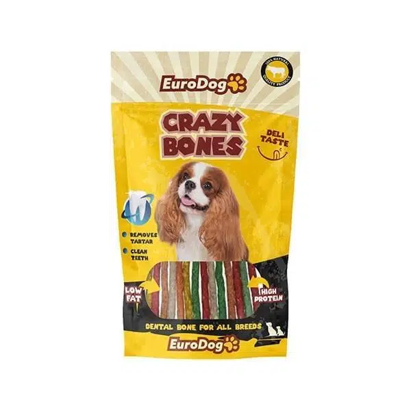 Eurodog Dog Crazy Bones Munchy Sticks 100 Gr