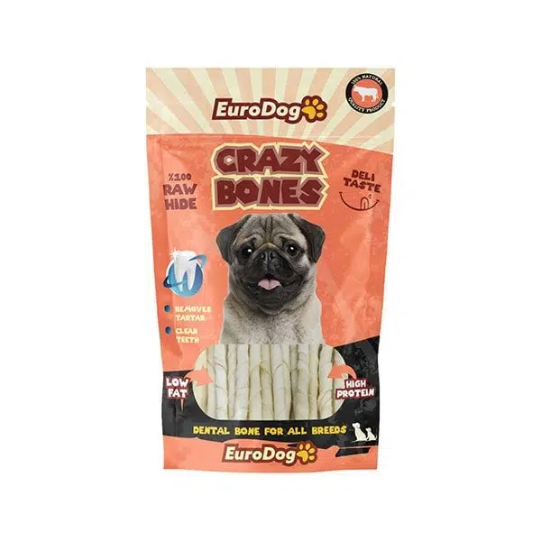 Eurodog Sütlü Burgu Ağız Bakım Kemiği 20 li