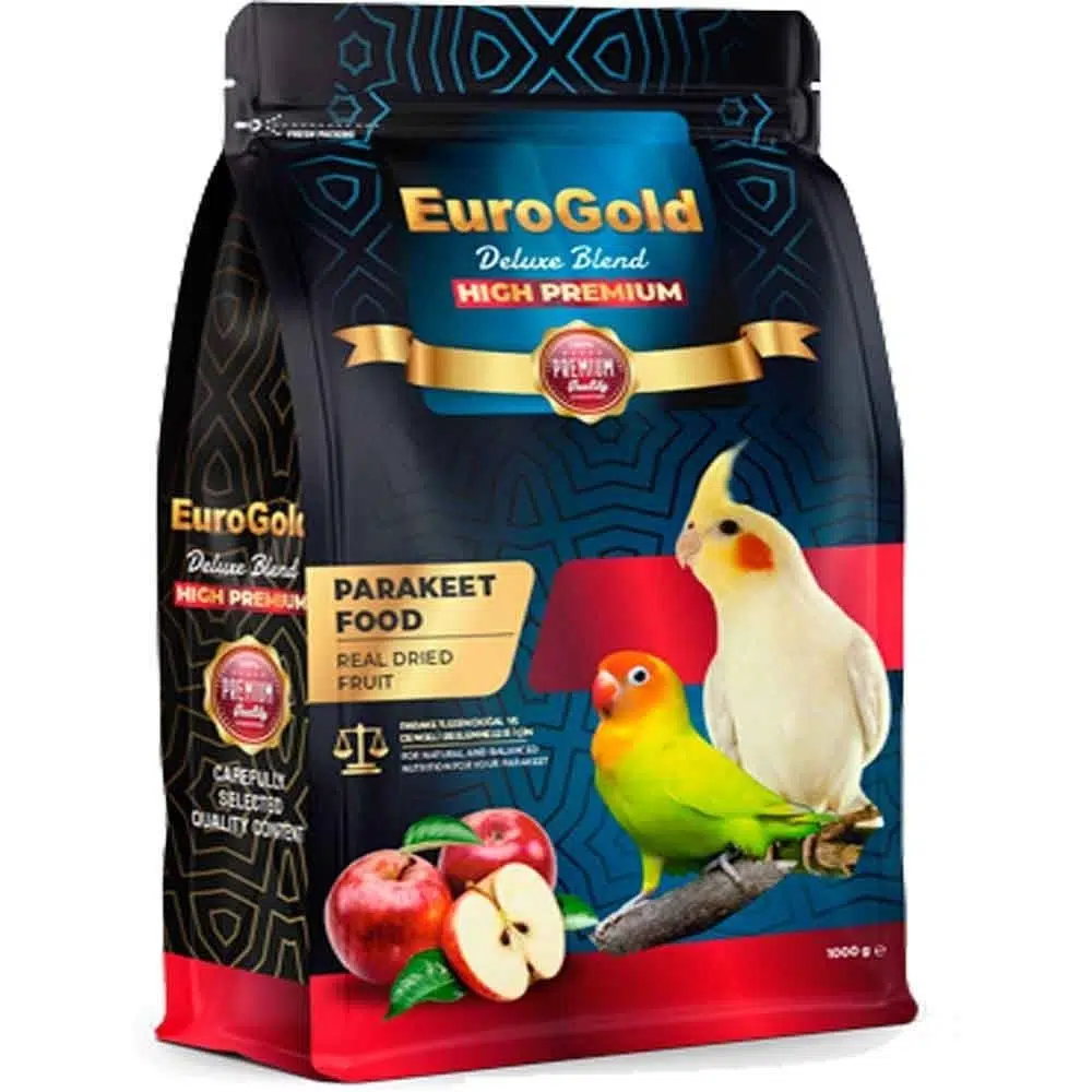 EUROGOLD DELUXE PARAKET YEMİ ELMALI 1 KG 451-3079