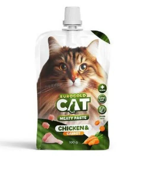 EUROGOLD ÖDÜL MEATY PASTE EZME TAVUK & HAVUÇ 100G C001