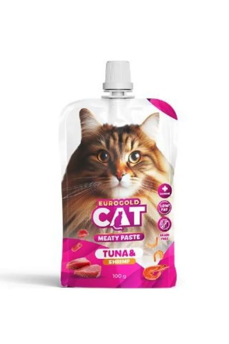 EUROGOLD ÖDÜL MEATY PASTE EZME TON & KARİDES 100G C020