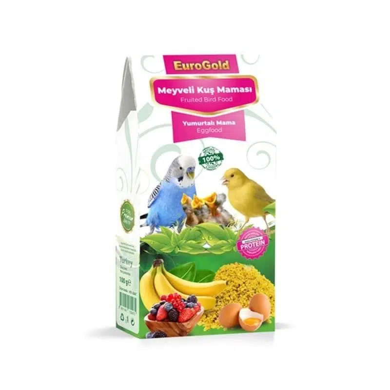 EuroGold Yumurtalı Meyveli Kuş Maması 100 gr