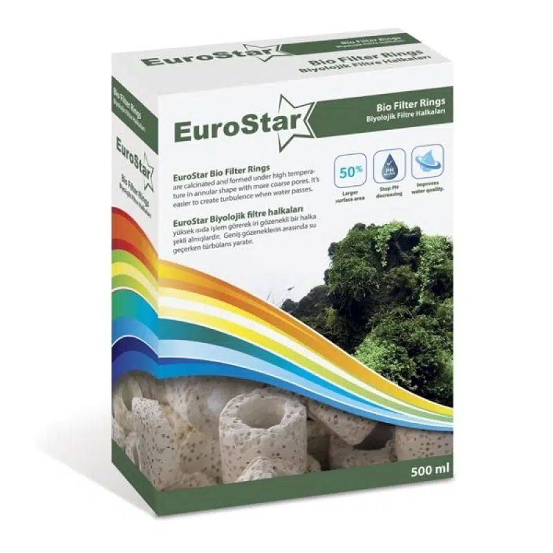 Eurostar Filtre Seramiği Bio Filter Ring Veyaz 500ml