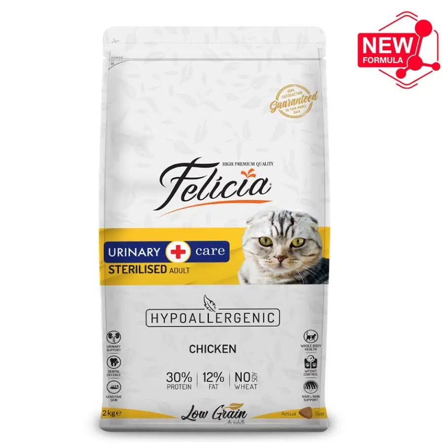 Felicia Tavuklu Sterilised Kedi Maması 2 kg