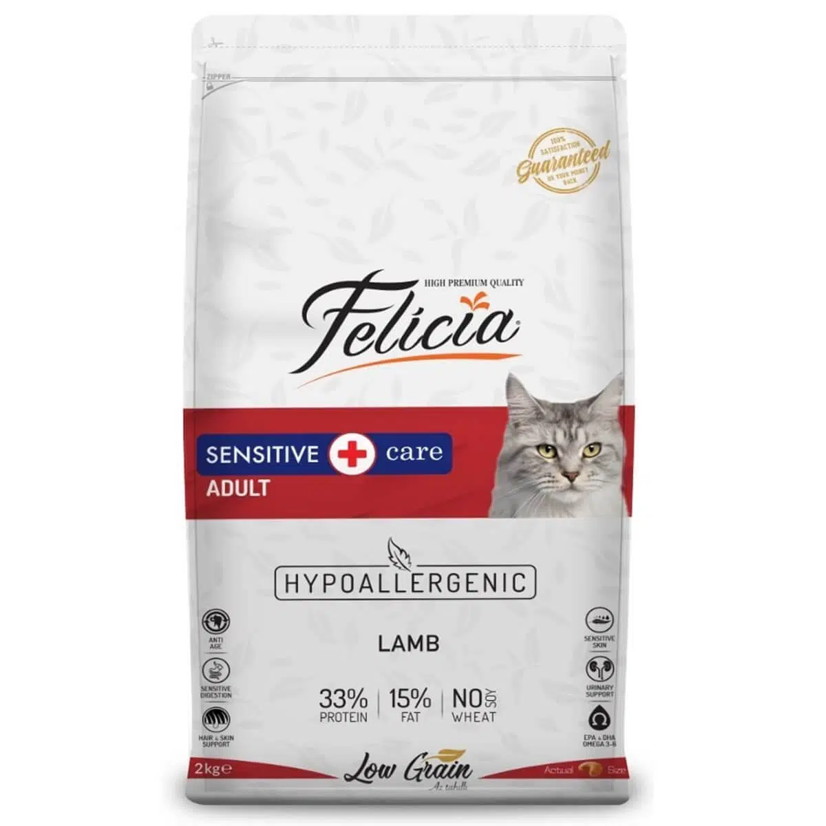 Felicia Yetişkin Kedi Maması Kuzulu 2 Kg